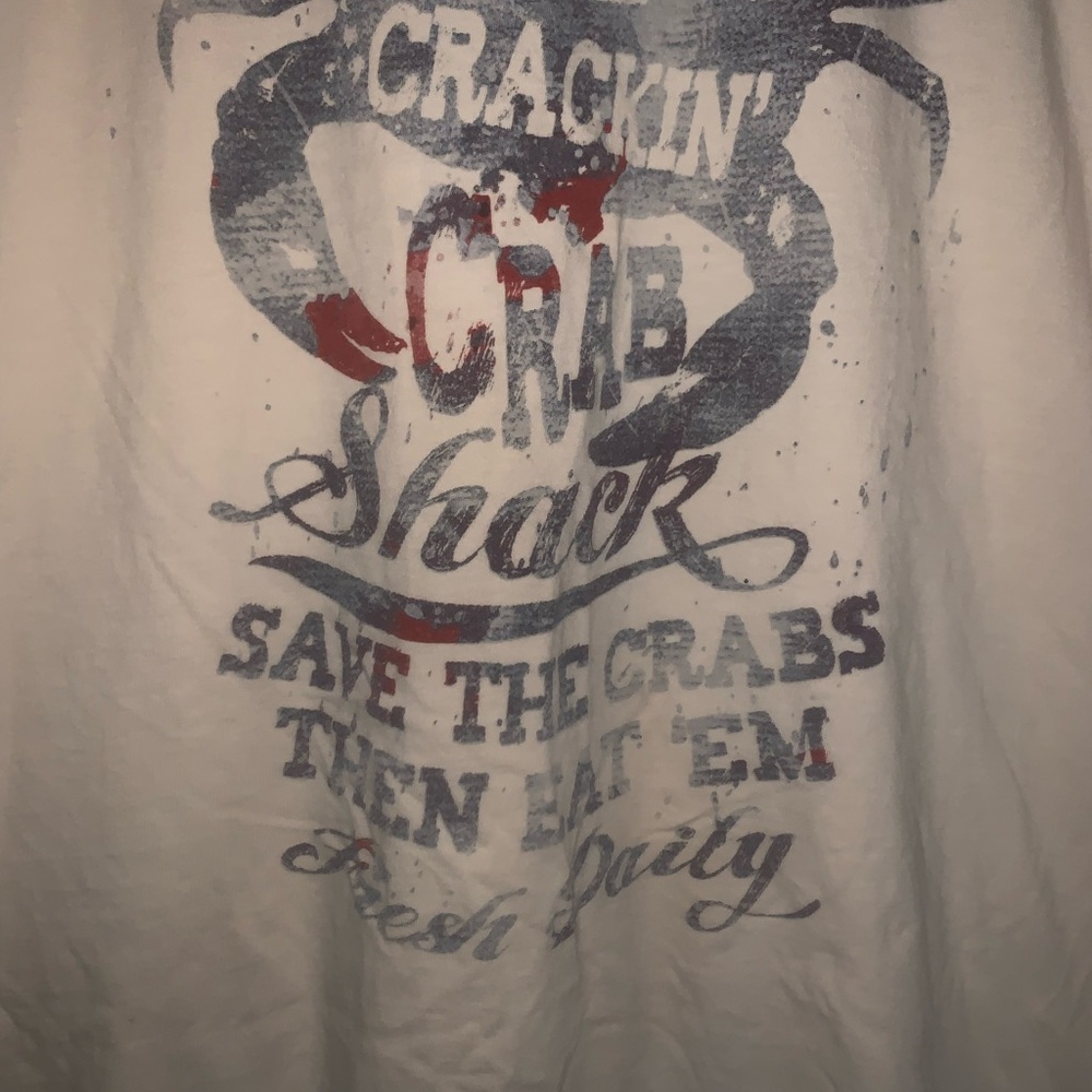 The crackling crab graphic T-shirt Sonoma lightweight 2X - Picture 3 of 5